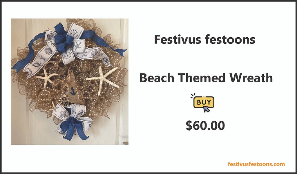 Beach Themed Wreath