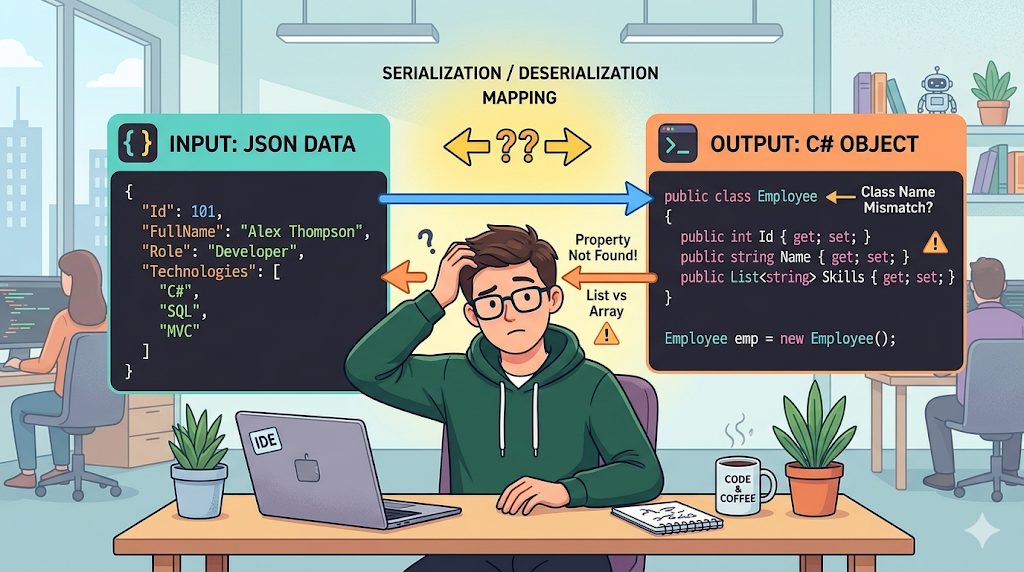 Serialization vs Deserialization in .NET — Explained Simply