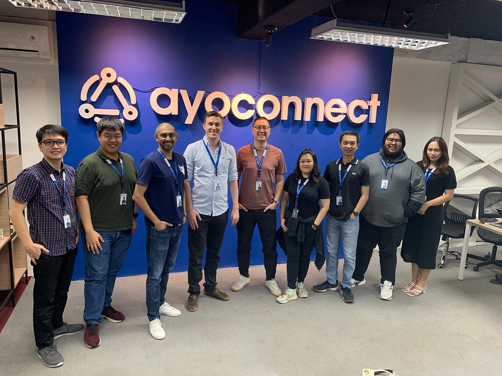 Ayoconnect team, after the rebranding in Aug 2020