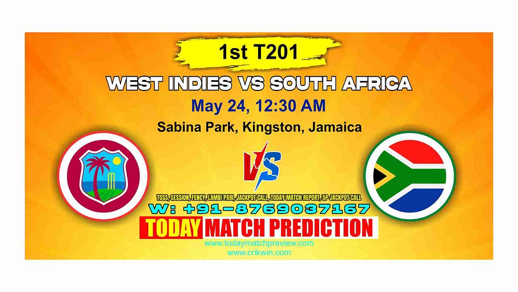 WI vs SA 1st T20 Match Prediction | Who will be win today?