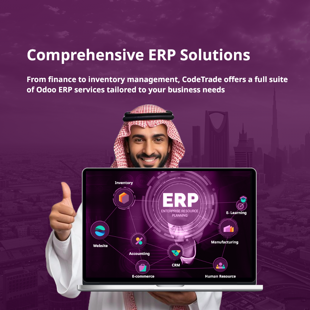 Comprehensive Odoo ERP solutions by CodeTrade