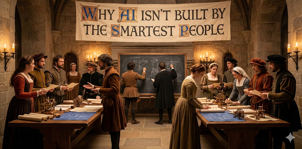 Why AI Isn’t Built by the Smartest People
