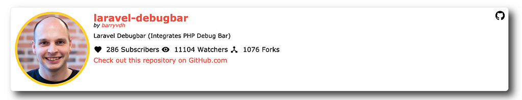 3 — Barryvdh/Laravel-Debugbar