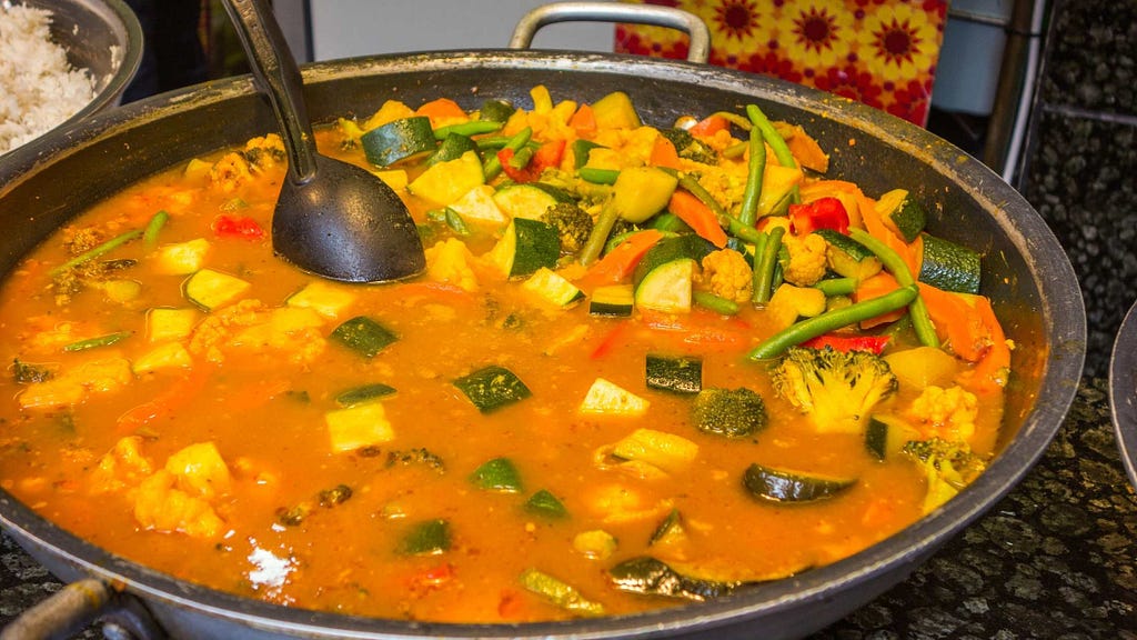 Mix Vegetable Curry in hong kong