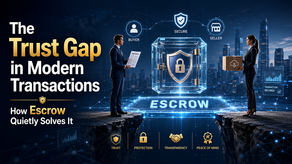 The Trust Gap in Today’s Transactions and Escrow’s Role