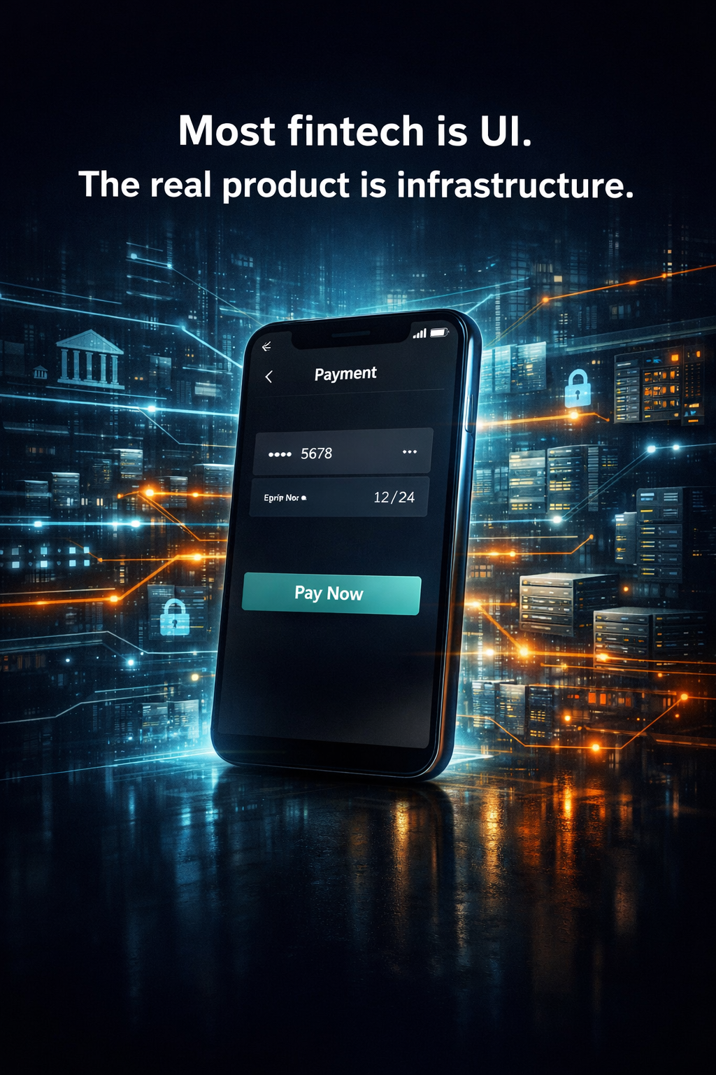 Most fintechs are just UI layers. The real power is in the infrastructure that makes them work