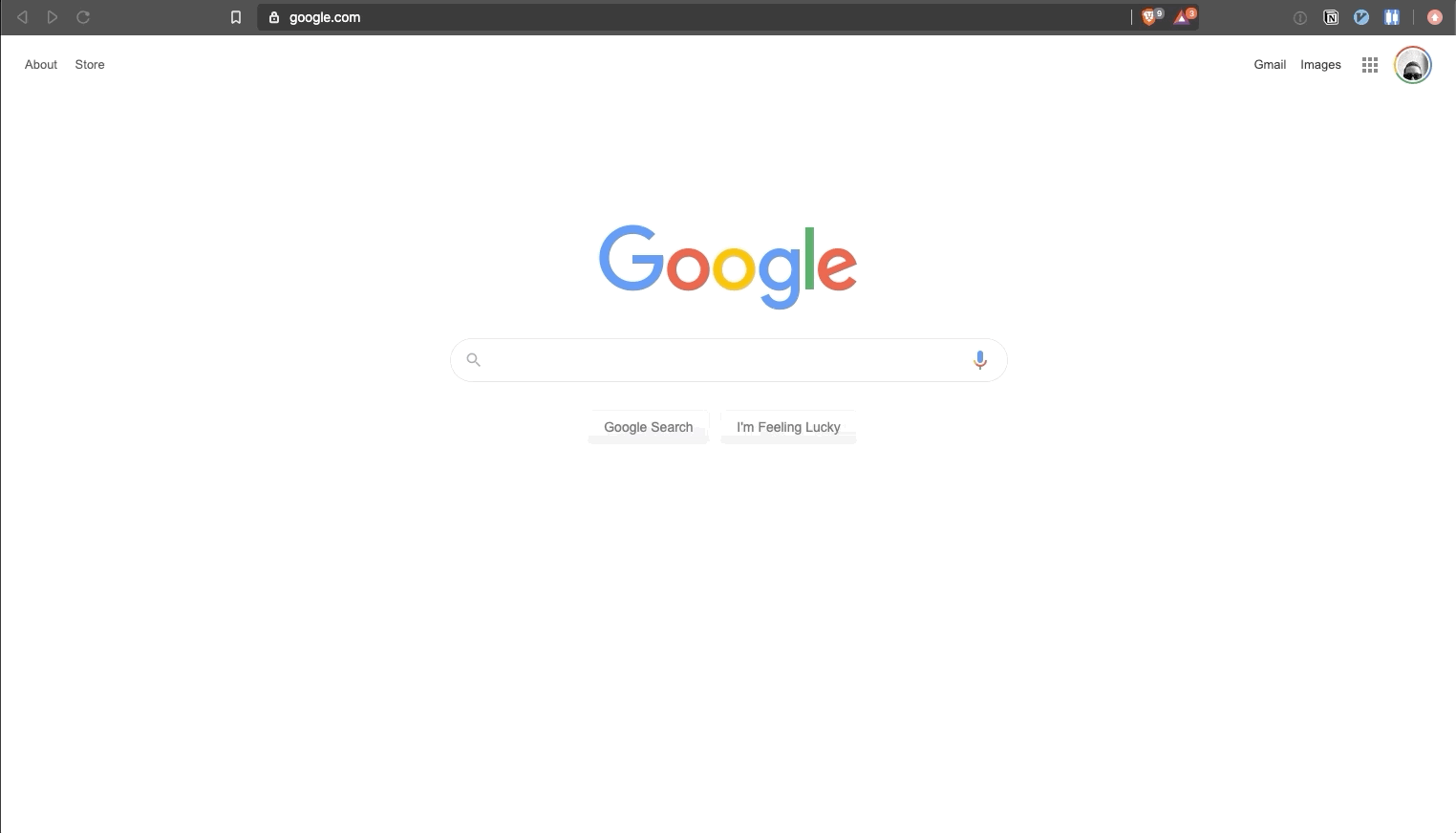 Gif of right-clicking the search field on Google.com and clicking “Inspect” to show the input element in the DOM inspector.