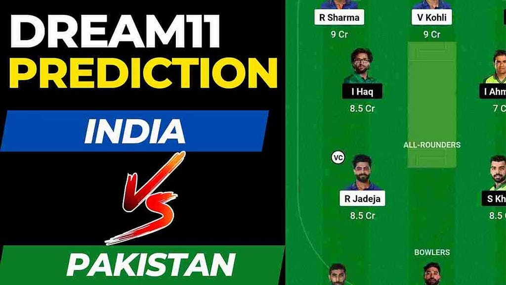 India vs Pakistan Dream11 Prediction: Playing XI, fantasy tips, and pitch report
