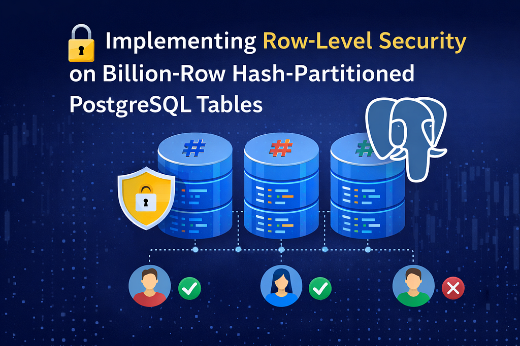 Implementing Row-Level Security on Billion-Row Hash-Partitioned PostgreSQL Tables
