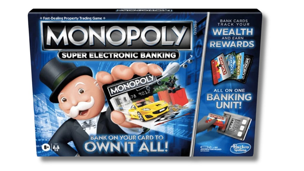 Hasbro Monopoly Super Electronic Banking by giftinguru.com