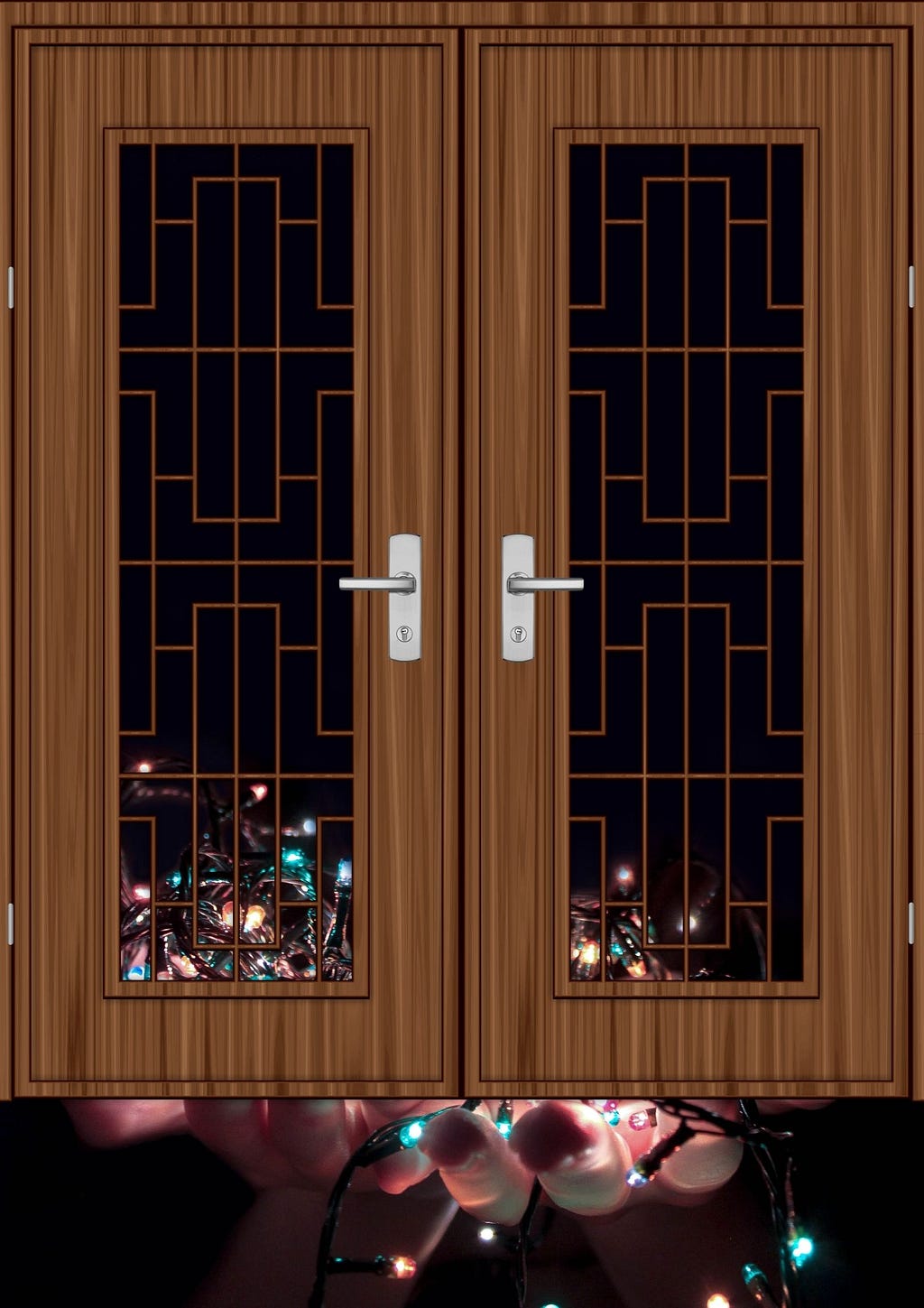 closed door image