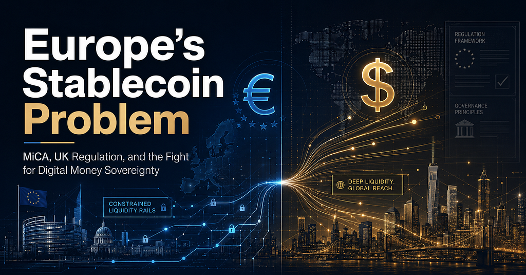 Europe’s Stablecoin Problem: Why MiCA, the UK, and Euro Liquidity May Decide the Future of Digital…
