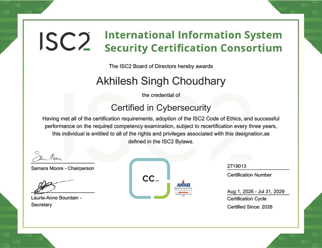 The One Thing That Helped Me Most in the ISC2 CC Exam