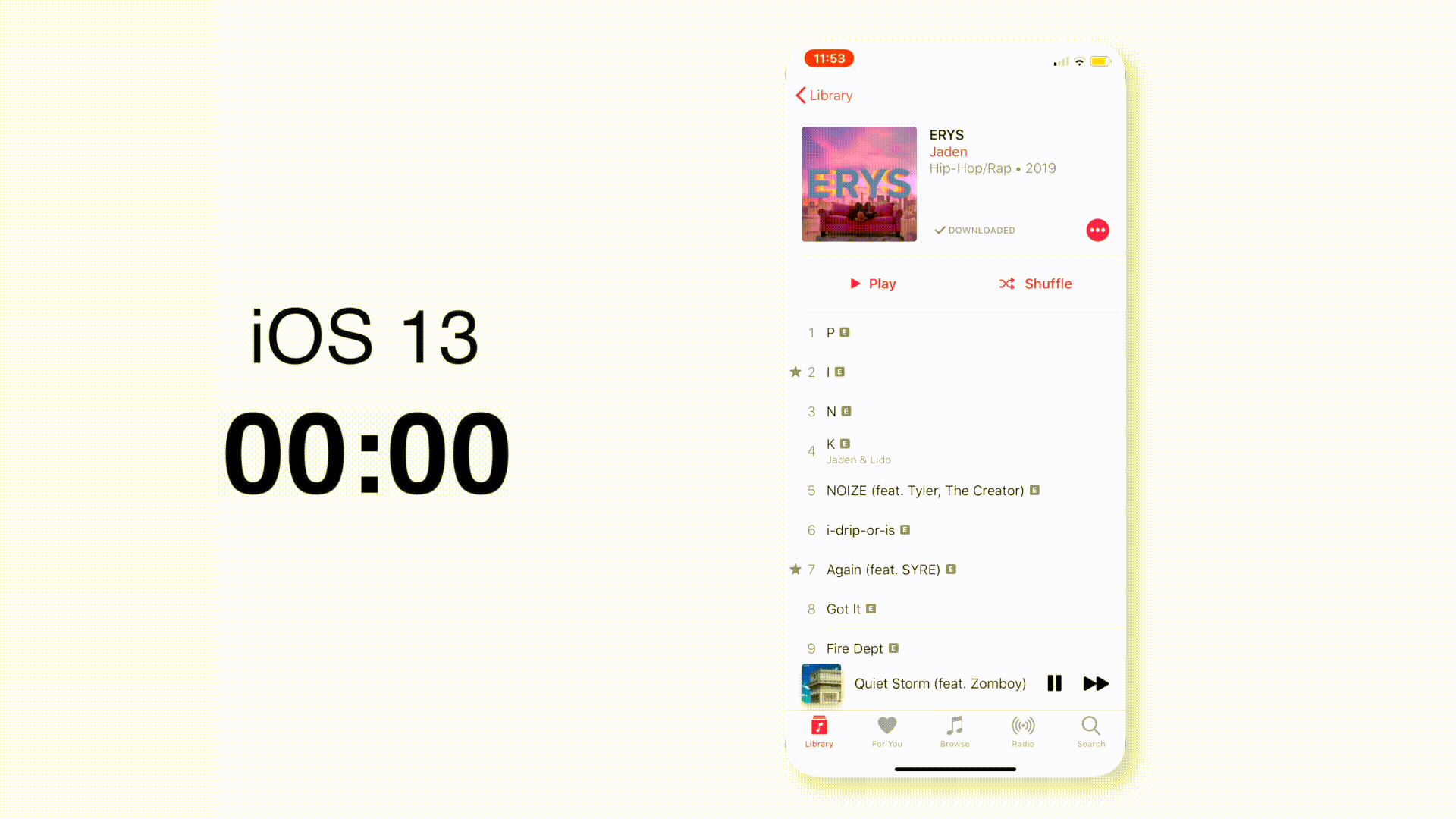 Add a song to the queue on iOS 13 takes at least 5s