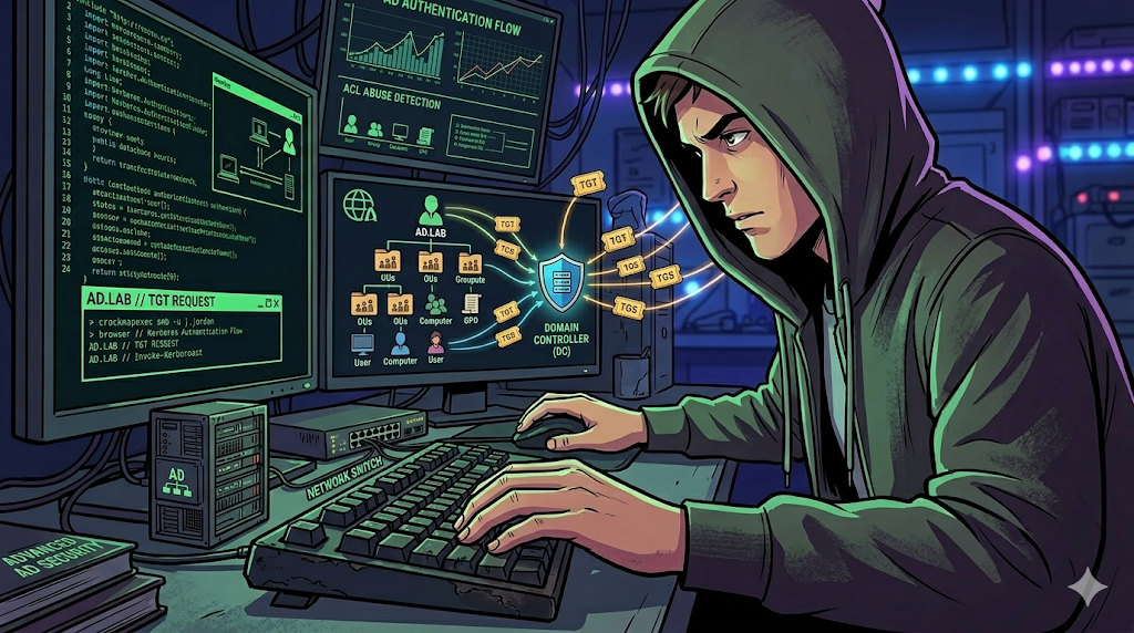 Active Directory Security: Common Attack Vectors and Detection Strategies. Part 1