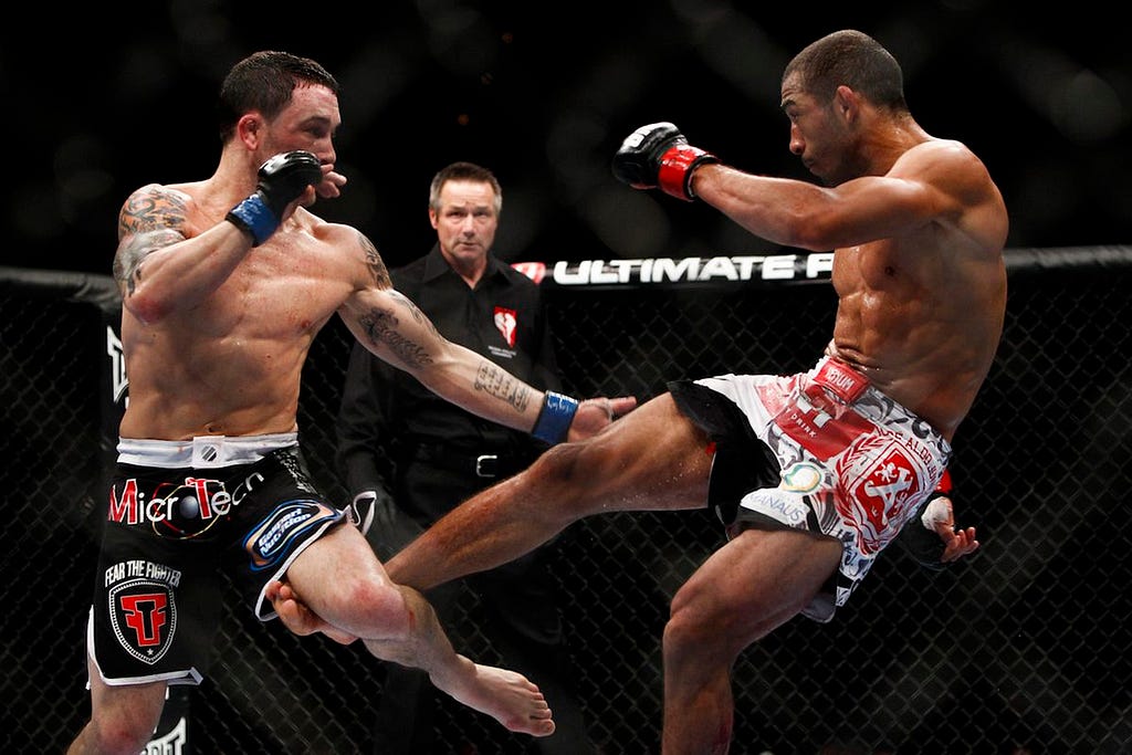 Leg kicks are a staple of Muay Thai, utilized by every UFC fighter today.