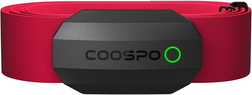 A photo of the COOSPO Bluetooth Heart Rate Monitor Chest Strap