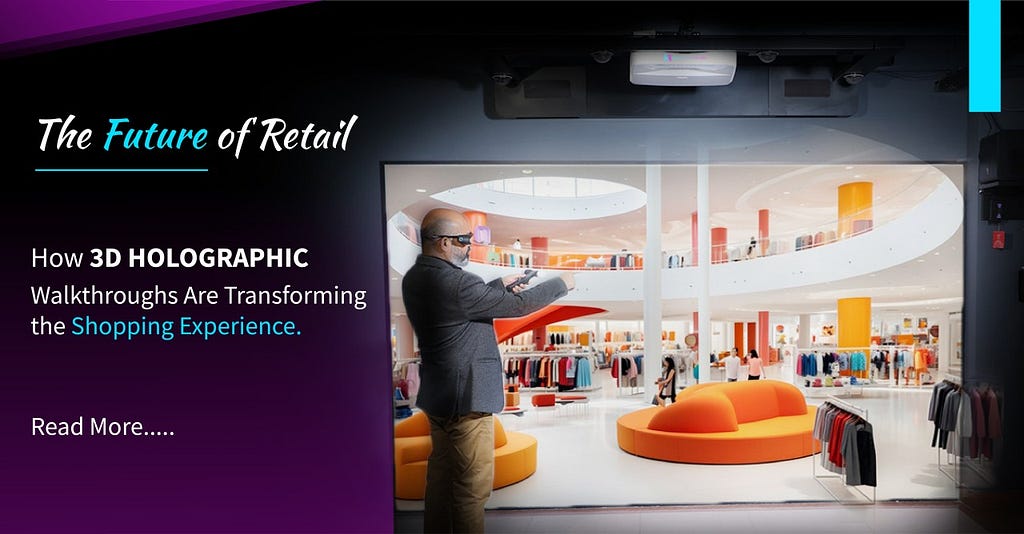 Shopping Experience with 3D Holographic