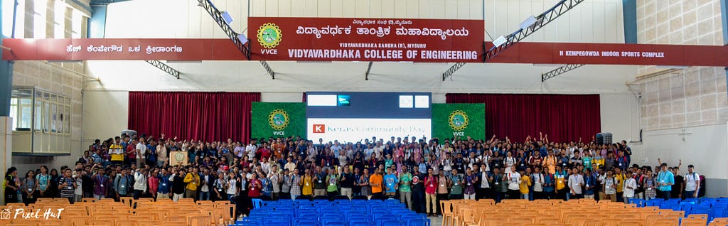 Keras Community Day Mysuru (photo provided by Vidyavardhaka College of Engineering & Usha Rengaraju)