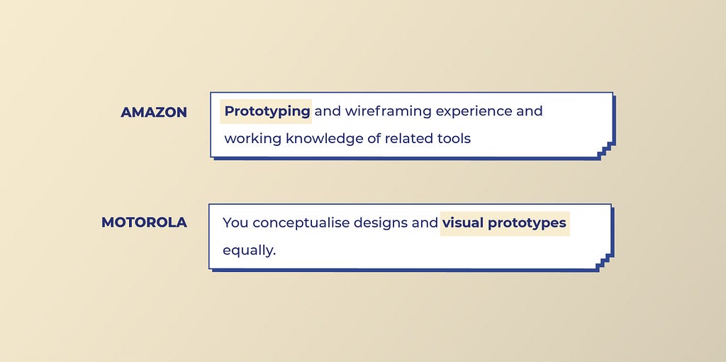 Amazon and Motorola look for Prototyping work from Visual designers