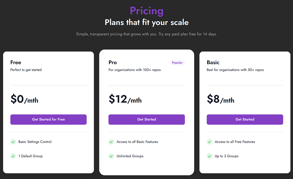 Regov Pricing Plans