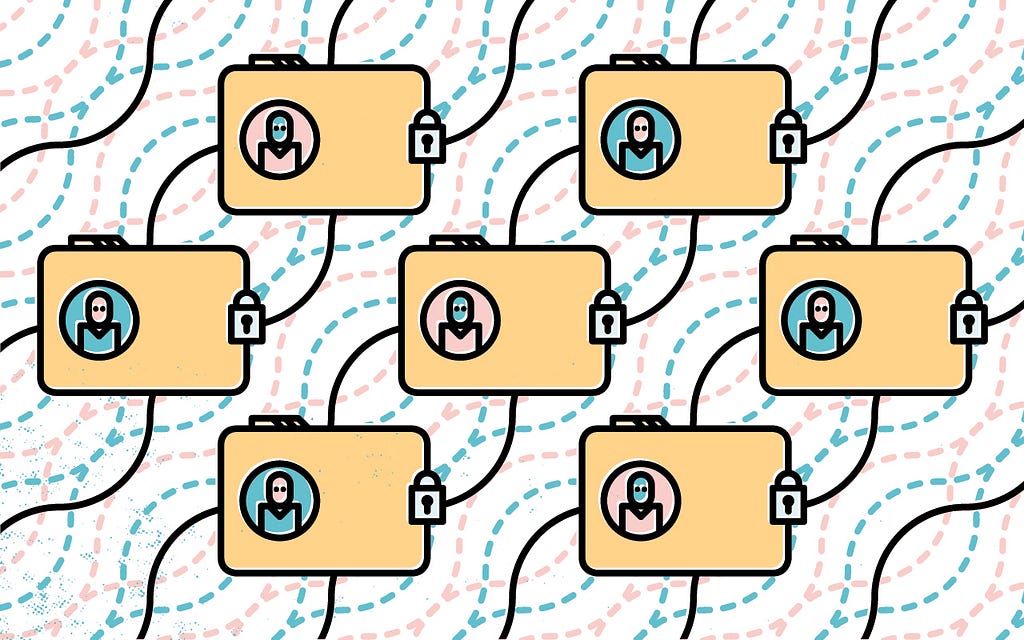 diagram of a network of online contributors