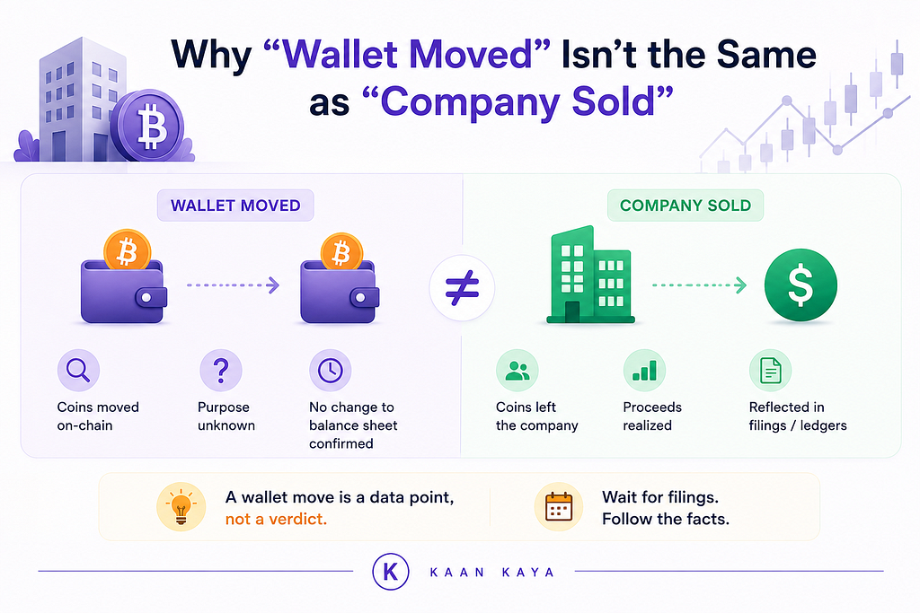 Why “Wallet Moved” Isn’t the Same as “Company Sold”