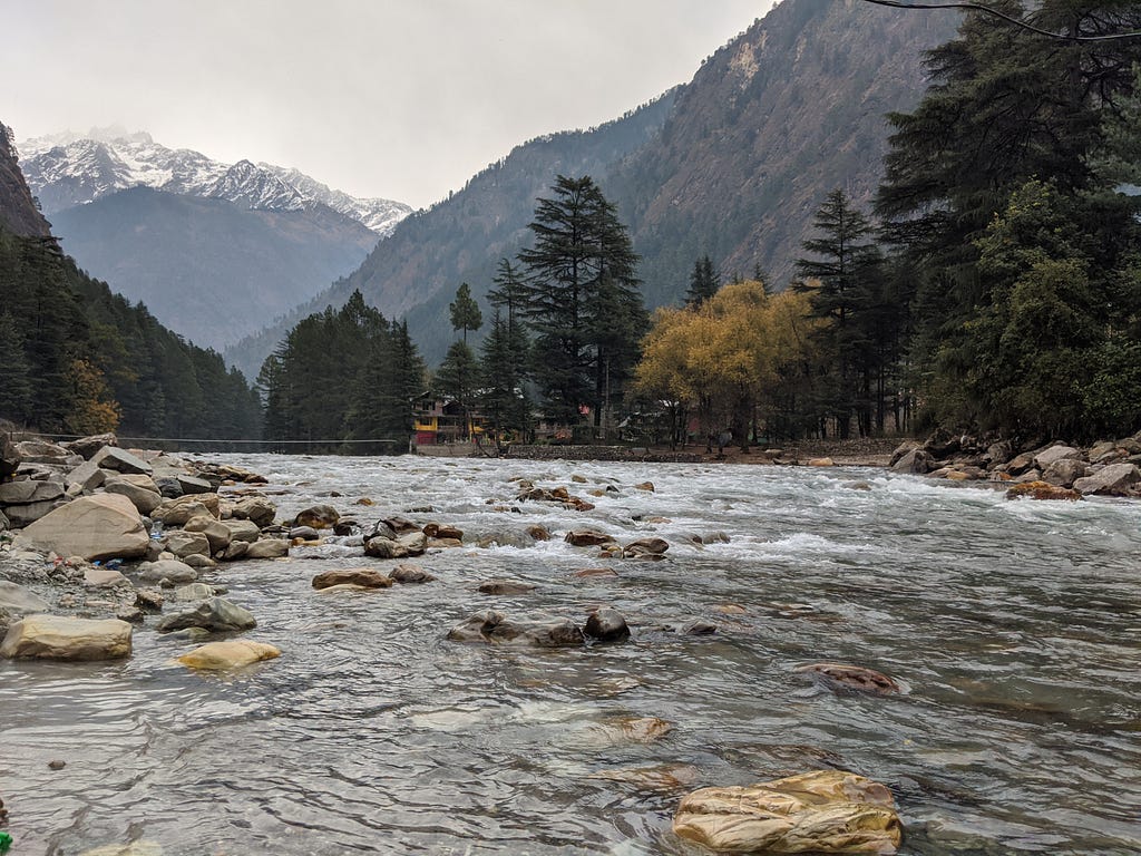 Enjoy hot spring while sitting near parvati river and let go of all the stress!