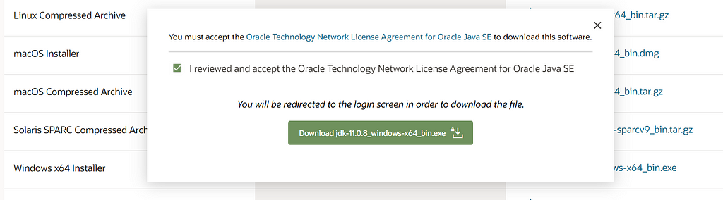 Create an Oracle Account