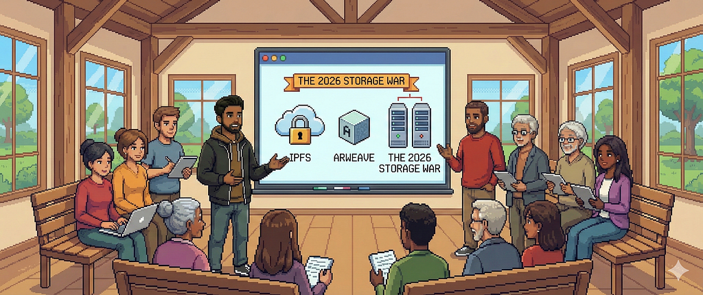 Where Blockchain Data Actually Lives (IPFS, Arweave & The 2026 Storage War)