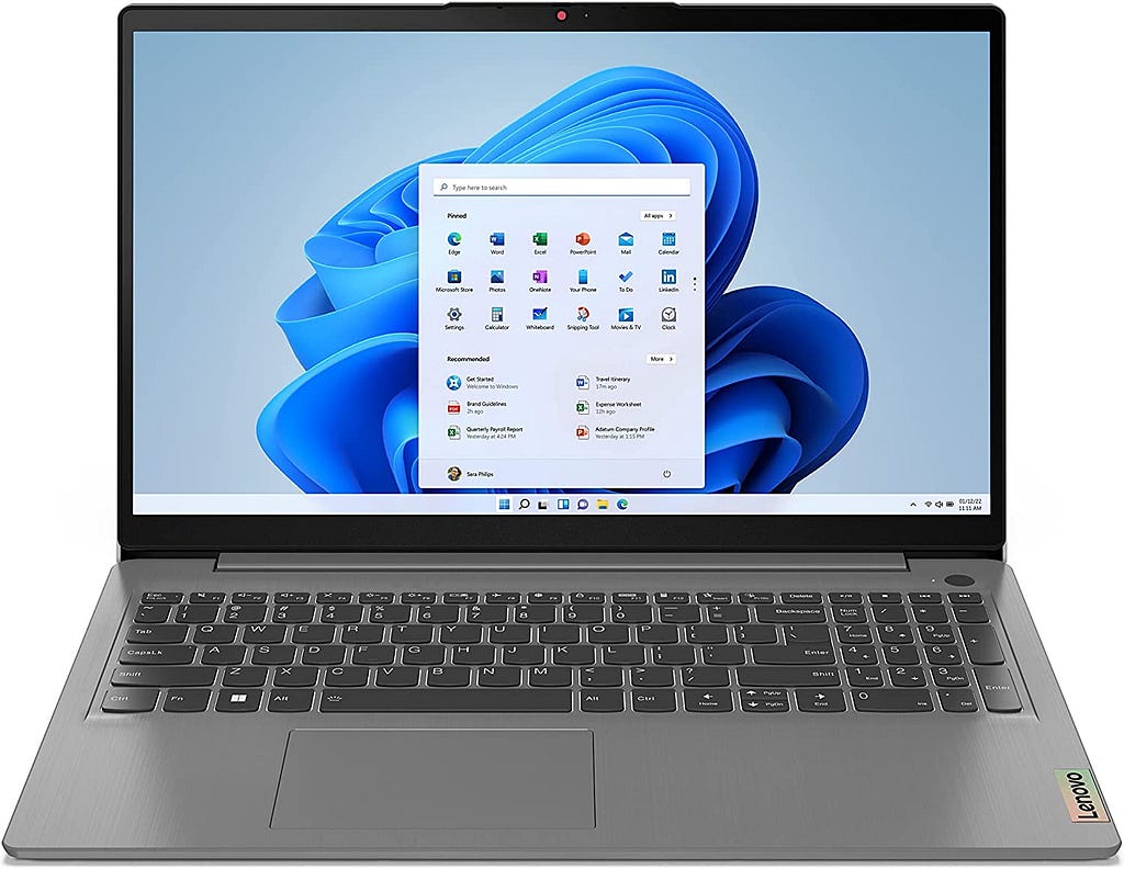 Lenovo IdeaPad 3i 15 inch Laptop