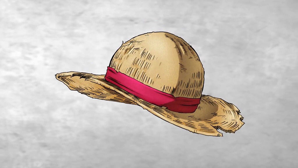 A frame from the first series I fell in love with, at the age of 7 — One Piece