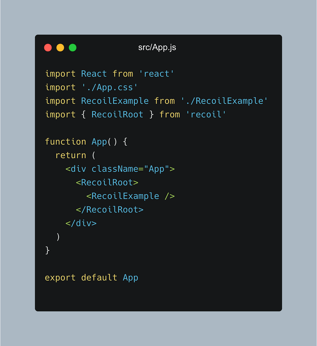 react recoil vs redux — recoil app