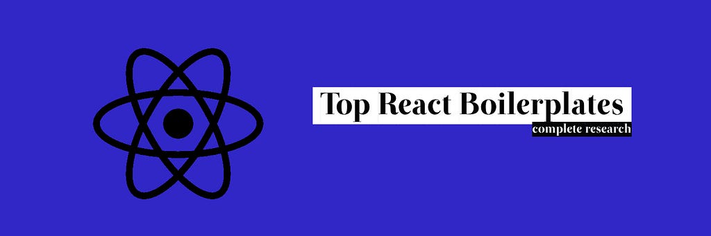 top react boilerplates