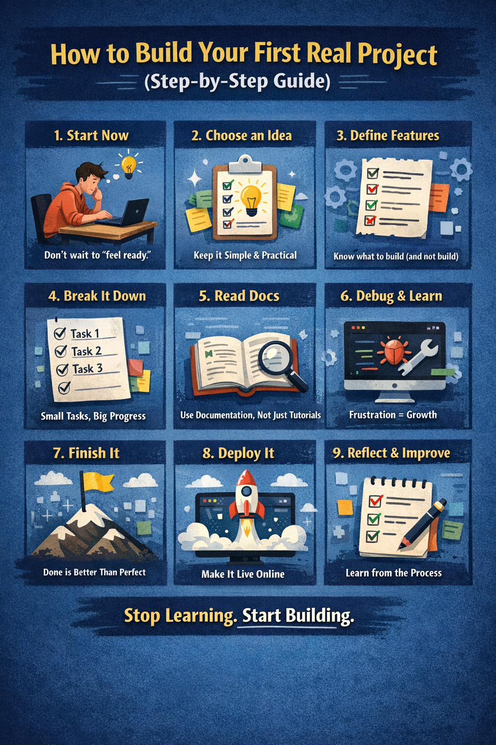 How to Build Your First Real Project (Step-by-Step Guide)