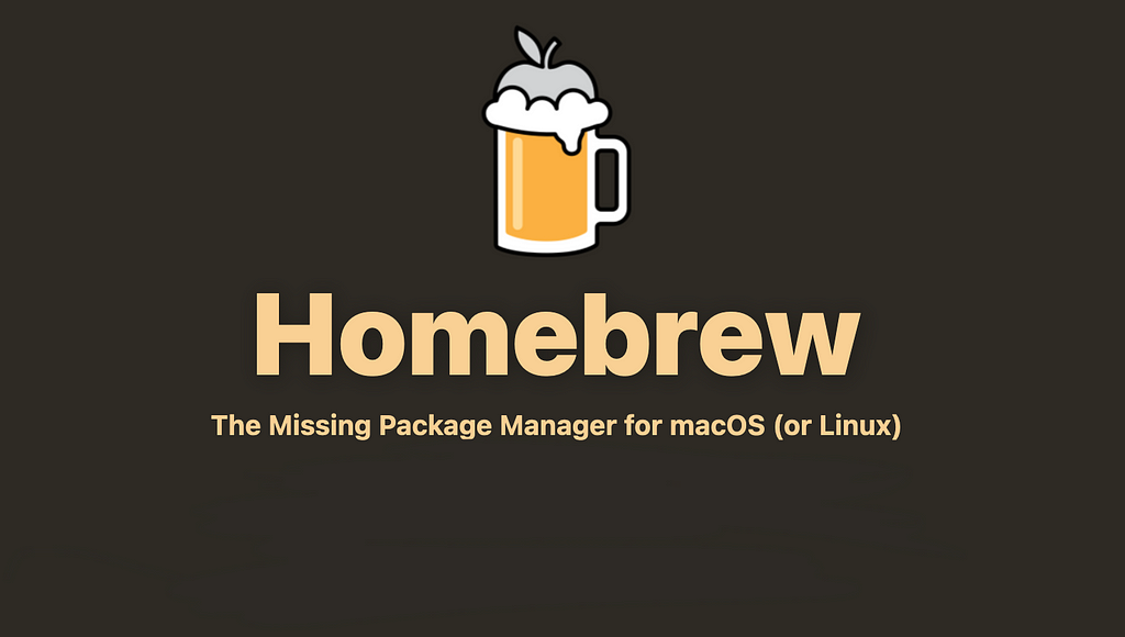 HomeBrew logo fetched from https://brew.sh/