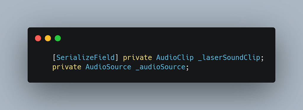 Adding Code to Handle Audio Source and AudioClip