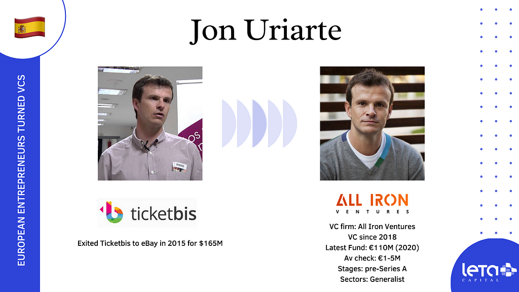 Jon Uriarte (All Iron Ventures)