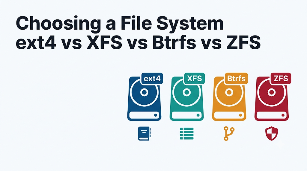 Choosing a File System: ext4 vs. XFS vs. Btrfs vs. ZFS