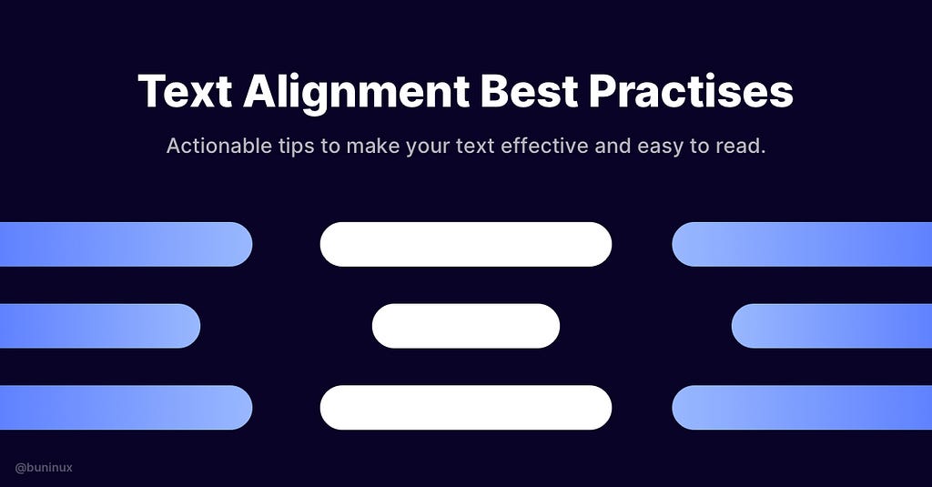 Text Alignment UI Tips