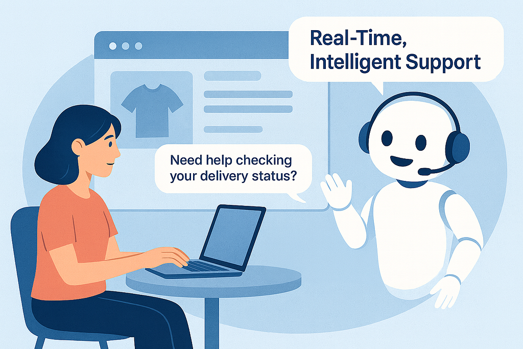 Real-time intelligent support across the commerce journey