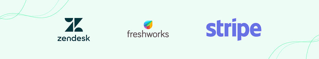 Competitive analysis done on Zendesk, freshworks and Stripe