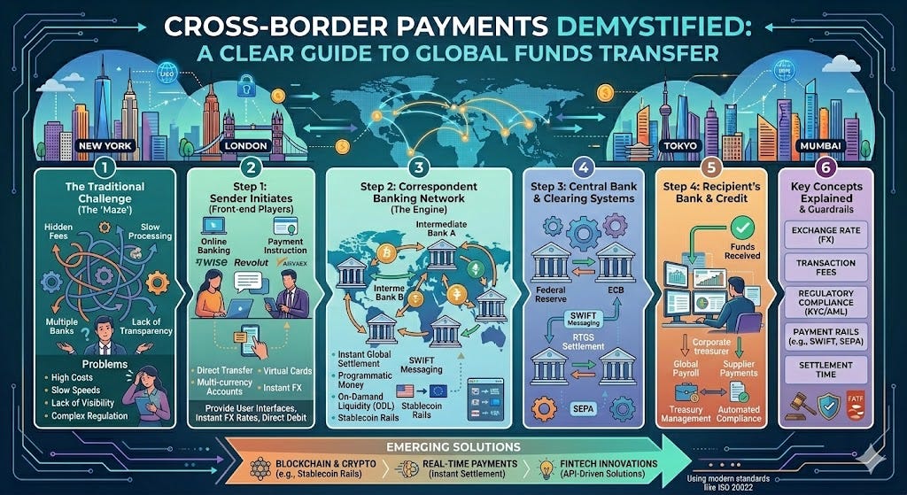 A Layer‑by‑Layer Explanation of Cross‑Border Payments (Beyond the Buzzwords)