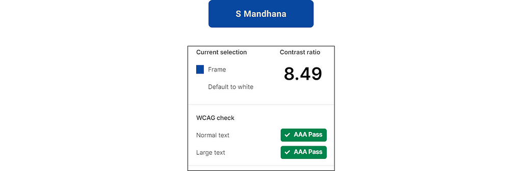 Screenshot of Accessibility Score