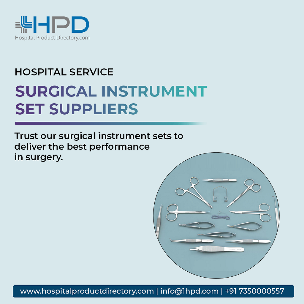 A meticulously arranged surgical instrument set, containing an array of specialized tools designed to facilitate precision and efficiency in medical procedures. From scalpels and forceps to clamps and retractors, this sterile collection is vital equipment for skilled healthcare professionals in the operating room, ensuring optimal patient care.