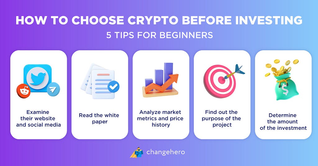 Steps how to check cryptocurrency for investing