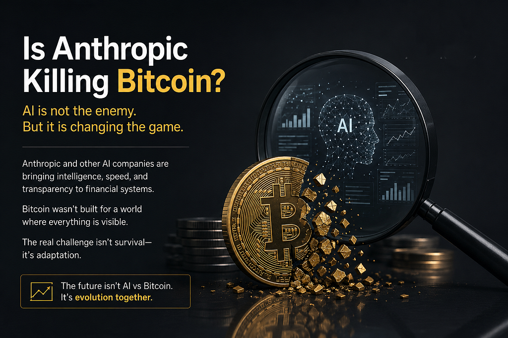 Is Anthropic Killing Bitcoin? Or Is It Forcing Crypto Into Its Next Evolution?
