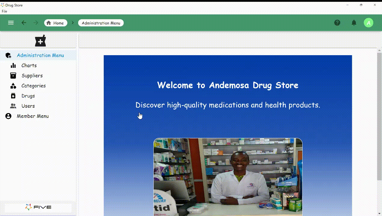 Adding a Drug on the Drug Store Application