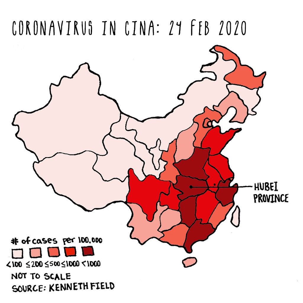 Coronavirus in Cina: 24 Febbraio 2020