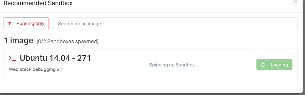 spinning up server 271 for web stack debugging #1